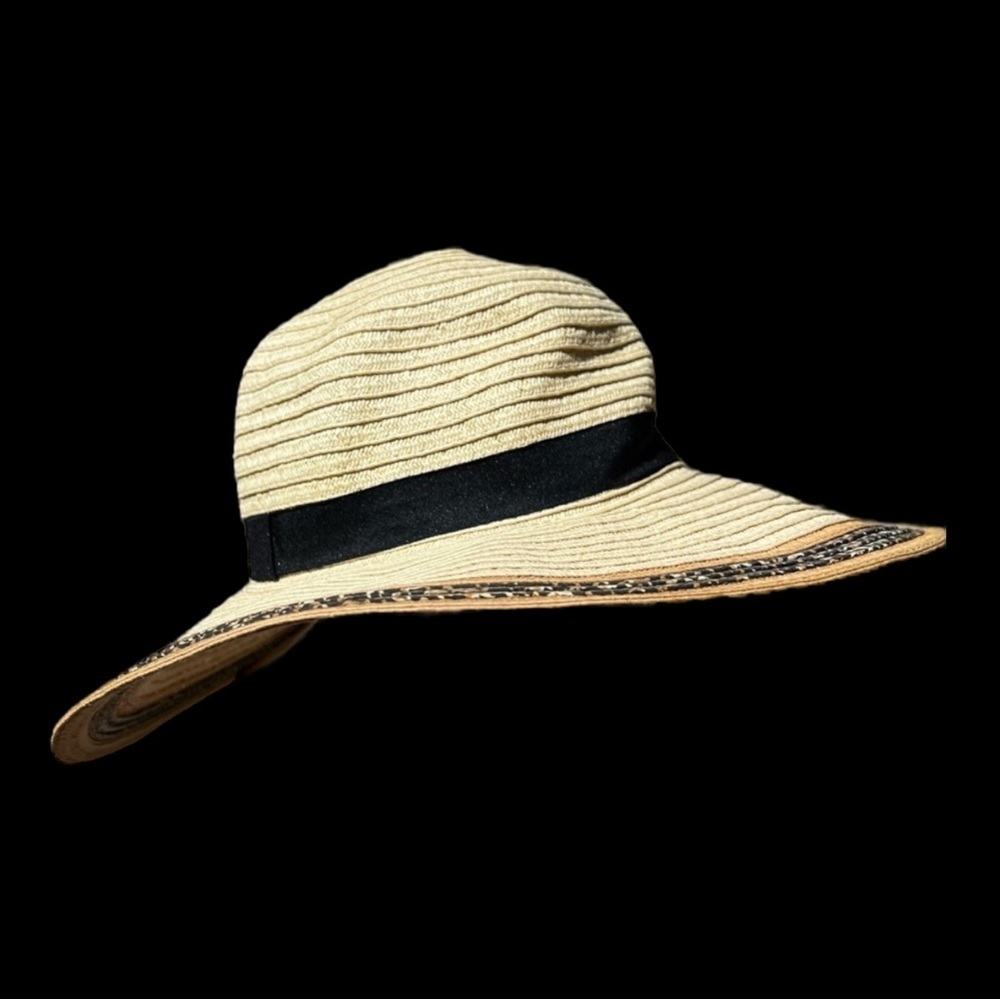 August Hat Co. Animal Trim Paper Floppy Brim Sun Hat No Size View 5